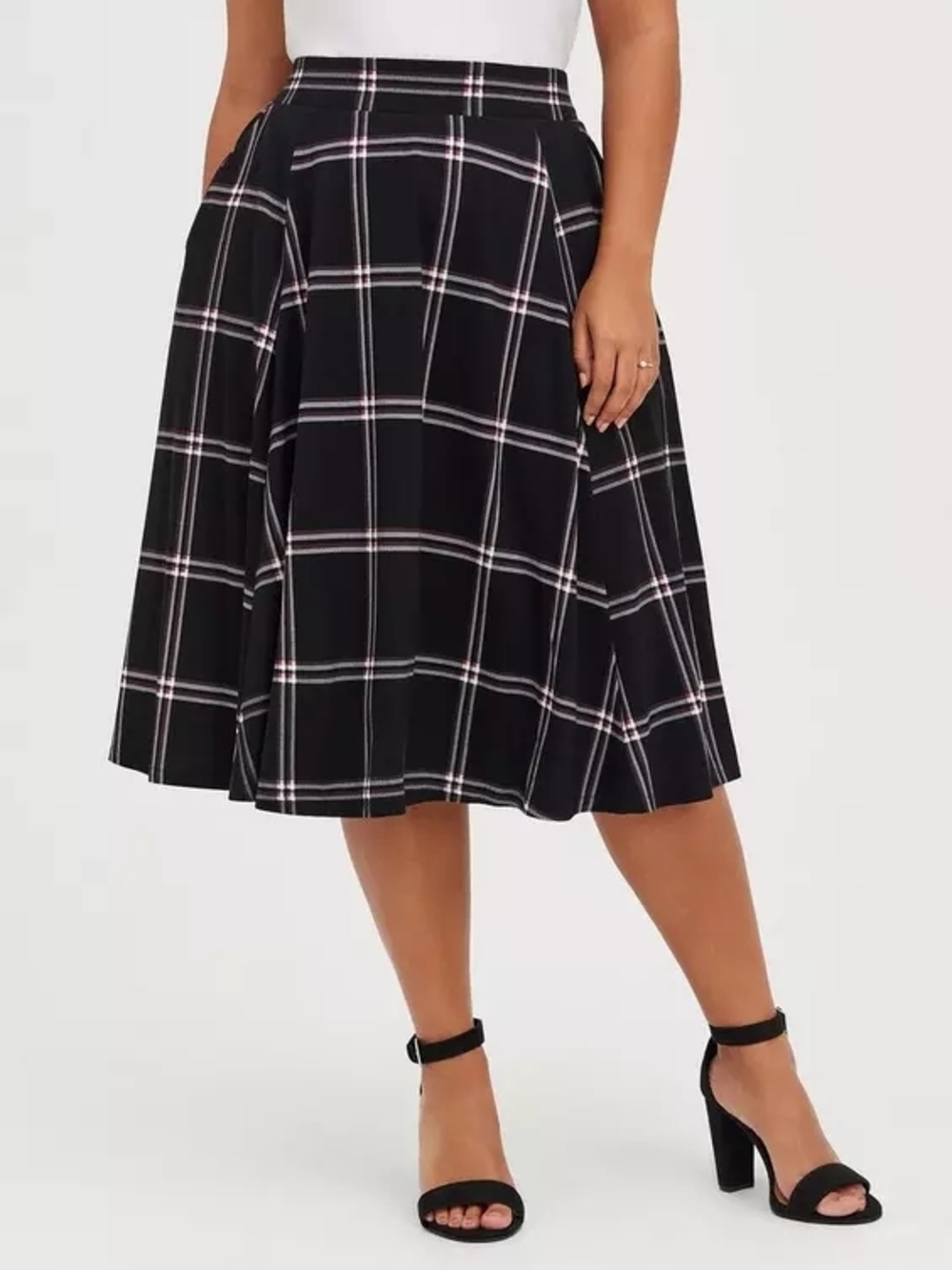 Midi Studio Luxe Ponte Skirt - Picture 2 of 4